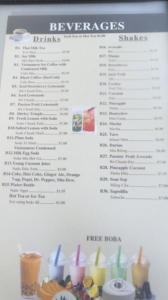 Mac Phở Menu image 1